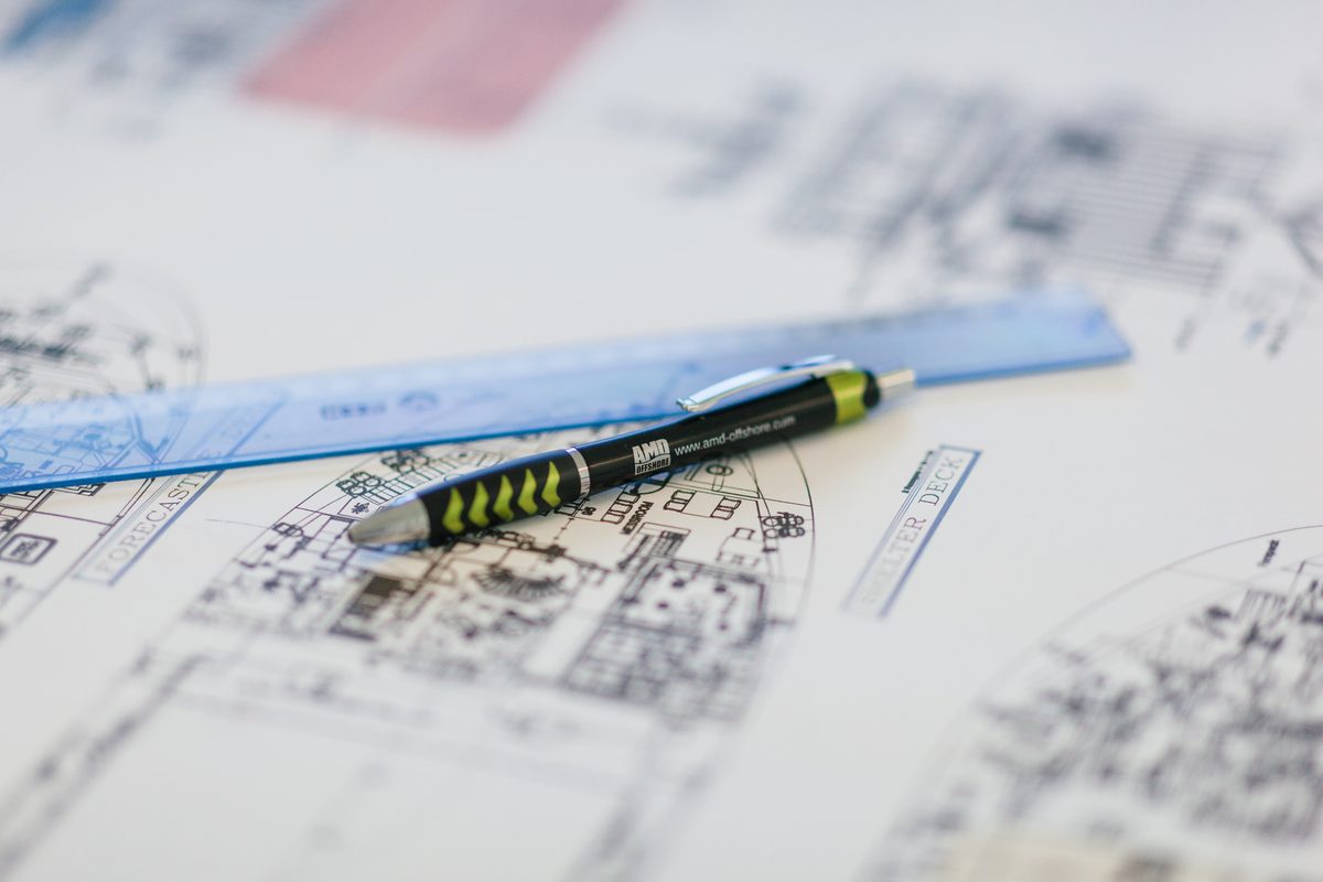 Detailed review of vessel drawings